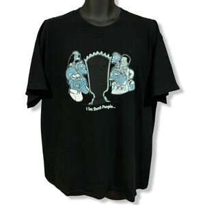 Vintage 2001 The Simpsons “I See Dumb People” T-Shirt